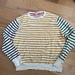 J Crew men’s colorful striped sweater